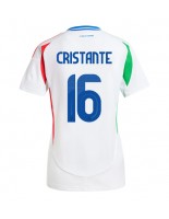 Itálie Bryan Cristante #16 Venkovní Dres pro Dámské ME 2024 Krátký Rukáv